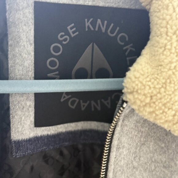 MEN'S MOOSE KNUCKLES WOOL JACKET - Picture 5 of 8